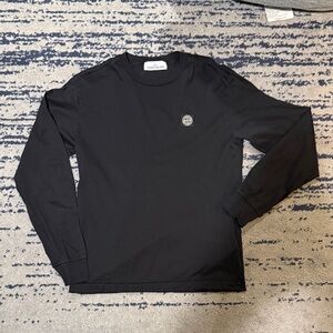 Stone Island Classic Black Long Sleeve Tee Like BRAND NEW (Authentic, check tag)